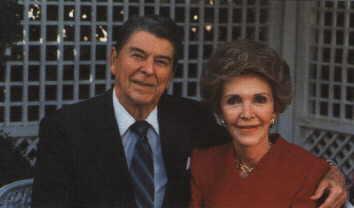 Image of Ronald and Nancy Reagan. 

Click here to link to the Ronald Reagan Presidential Library and Museum.