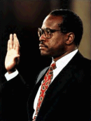 Image of U.S. Supreme Court Associate Justice Clarence Thomas.